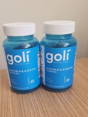 NGoli Nutrition Set Of 2 Ashwagandha Gummies 60ct Each NIB